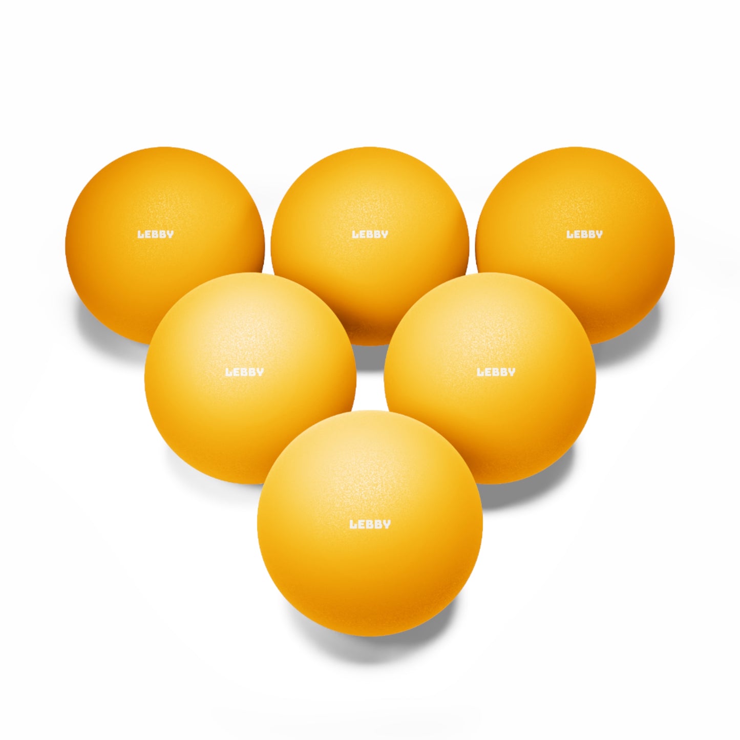 Leb Cleb "Lebby" - Ping Pong Balls, 6 pcs