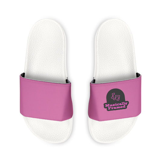 Unisex Removable-Strap Slides - "Musically Framed"