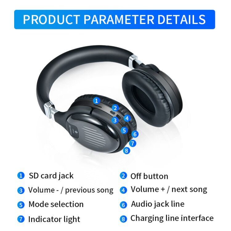 True Wireless Bluetooth Headphones