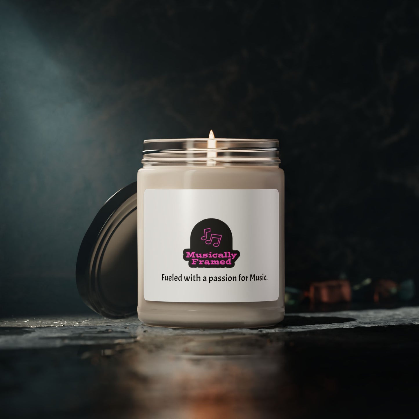 Apple Harvest 9oz Scented Soy Candle - "Fueled with a passion for Music."